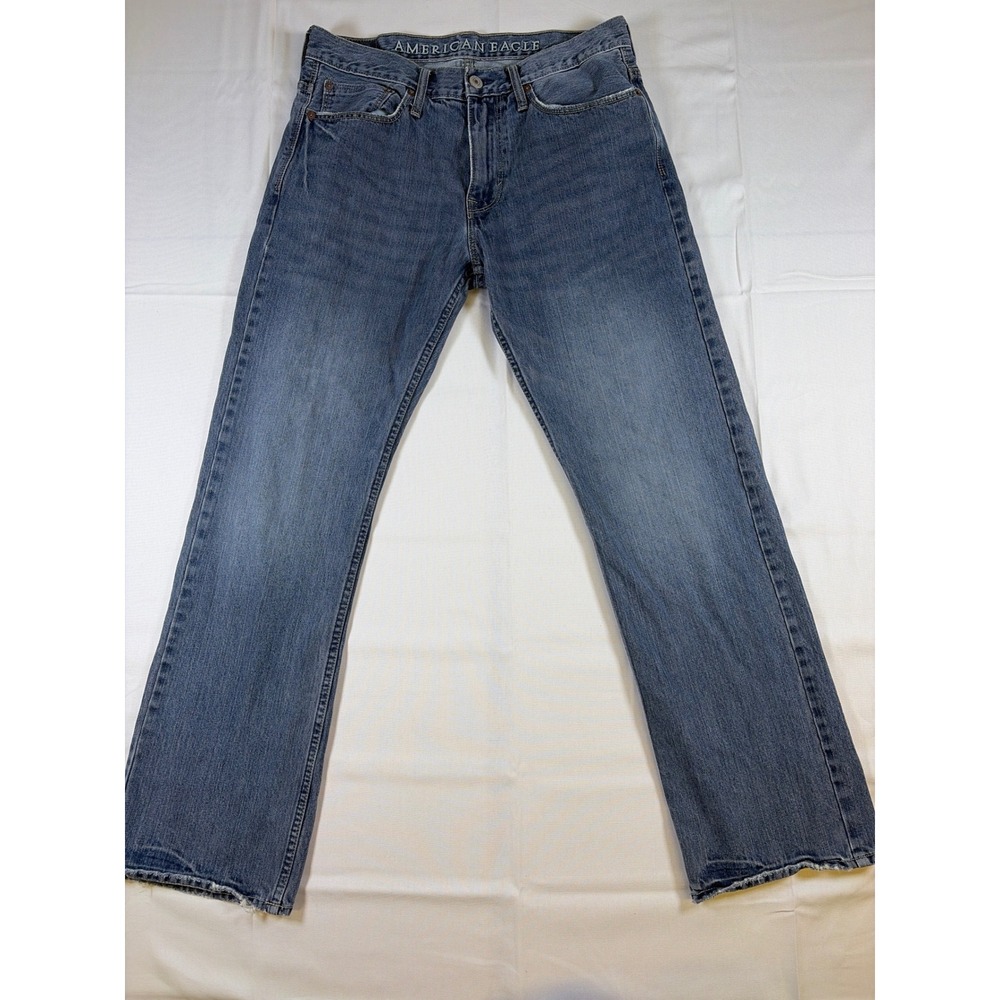 American Eagle Relaxed Fit Jeans Mens 32x32 Medium Wash Blue Denim 9429367772